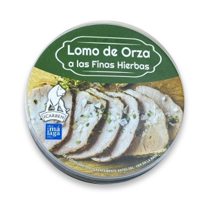 Lomo de orza a las finas hierbas