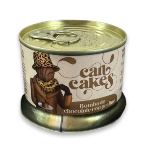 Bomba de chocolate con praliné